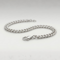 Men's Silver Curb Chain Bracelet